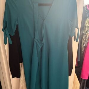 Banana Republic Teal Dress Wrap Style